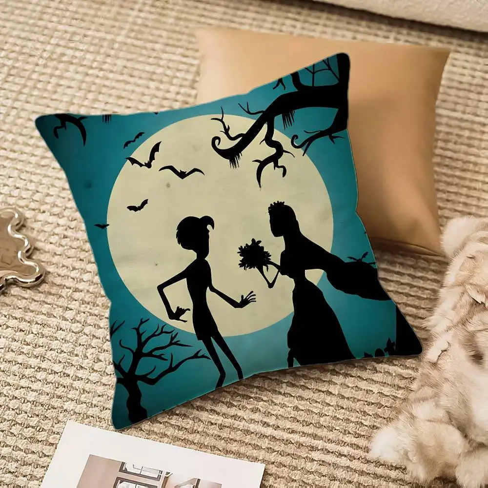 C-Corpse B-Bride мультфильм аниме наволочка антипылесная наволочка невидимая молния шелковистый плюшевый диван