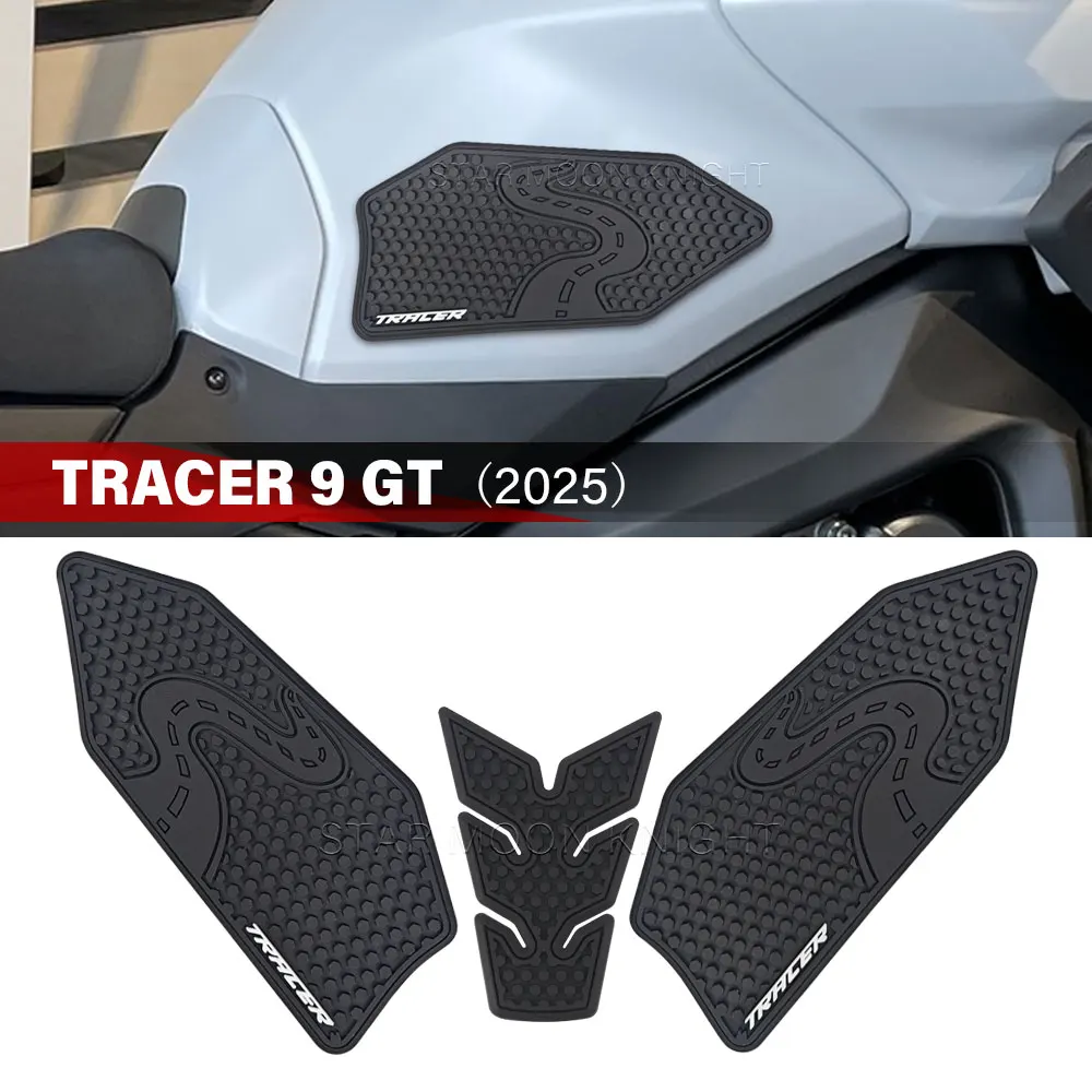 Für Yamaha Tracer 9 GT 9 GT 2025 Seite Kraftstoff Tank Pads Schutz Anti-rutsch Aufkleber Aufkleber Gas Knie Grip traktion Pad Tankpad