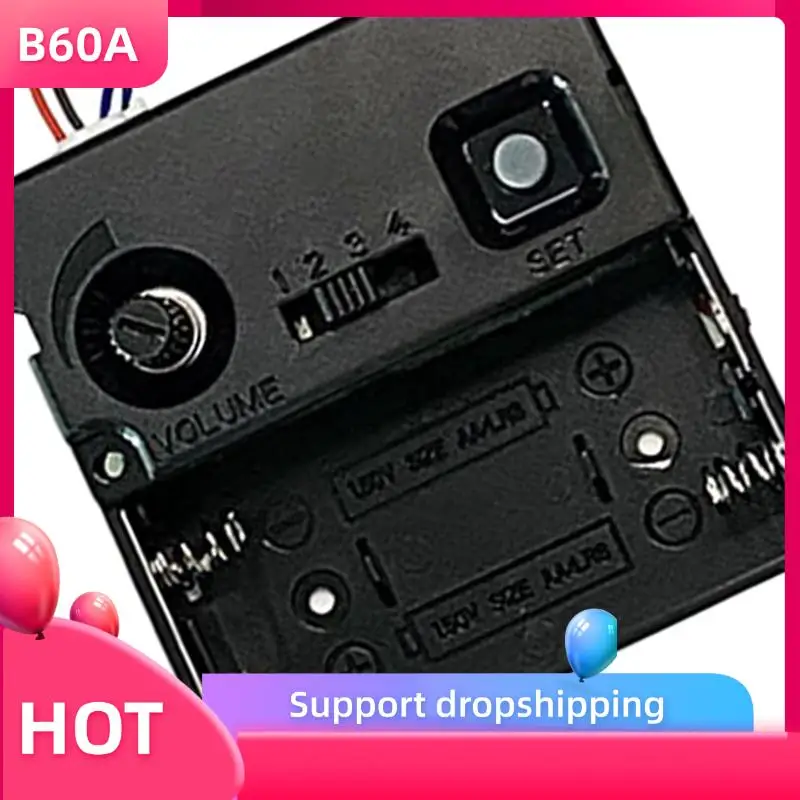 

B60A 4X Music Chime Box With Horn Repair Parts,Wall Clock Mechanism Quartz Clock Parts,Clock Accessories,Melody Mechanism