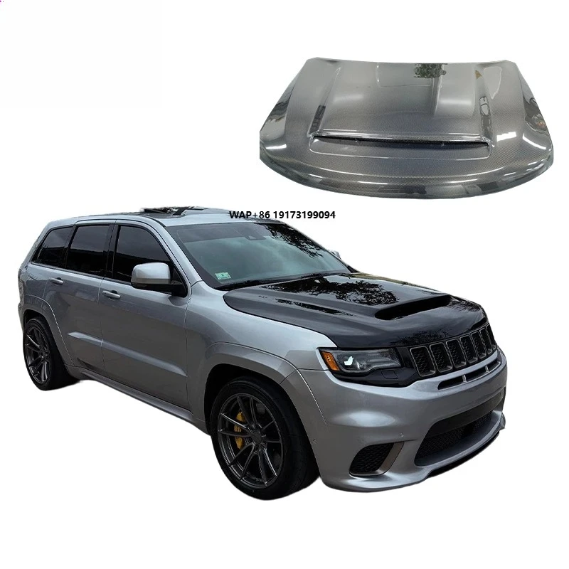 

New Cretaceous Carbon Fiber Single-Hole Car Hood Engine Cover for Retrofit/Upgrade