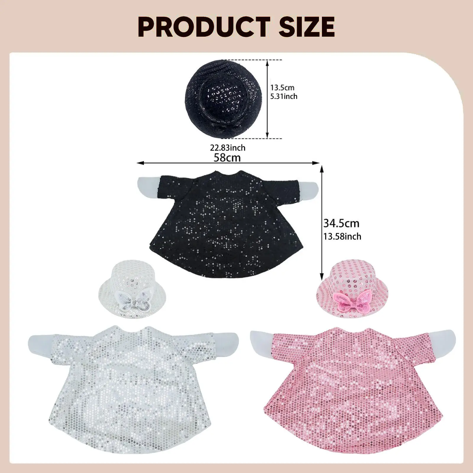 

Костюм для гуся на веранду 23 дюйма, одежда для гуся с шапкой, наряд для улицы, сада, модный костюм