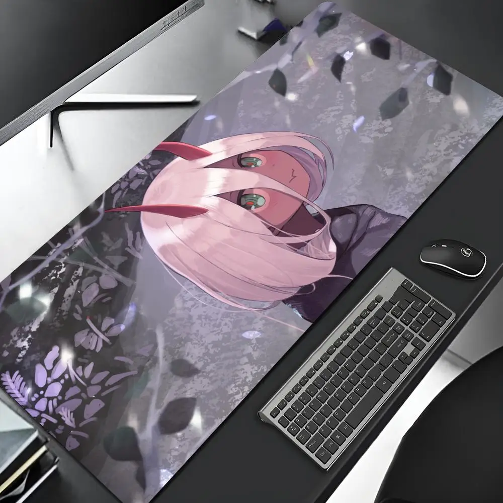 Darling In The FranXX Mouse Pad Gaming Locking Edge Big Computer Gamer Large Rubber Art Mousepad Laptop Anime Desk Mat