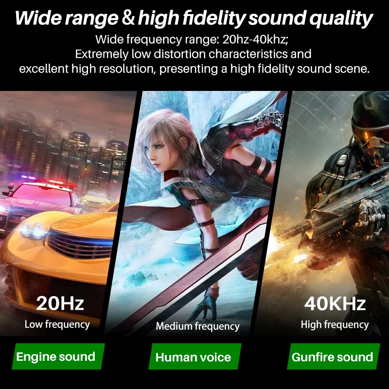 TOZO G1 45ms écouteurs de jeu à faible latence reconditionnés écouteurs sans fil Bluetooth casque 20-40KHz son basse Gamie musique double Mode