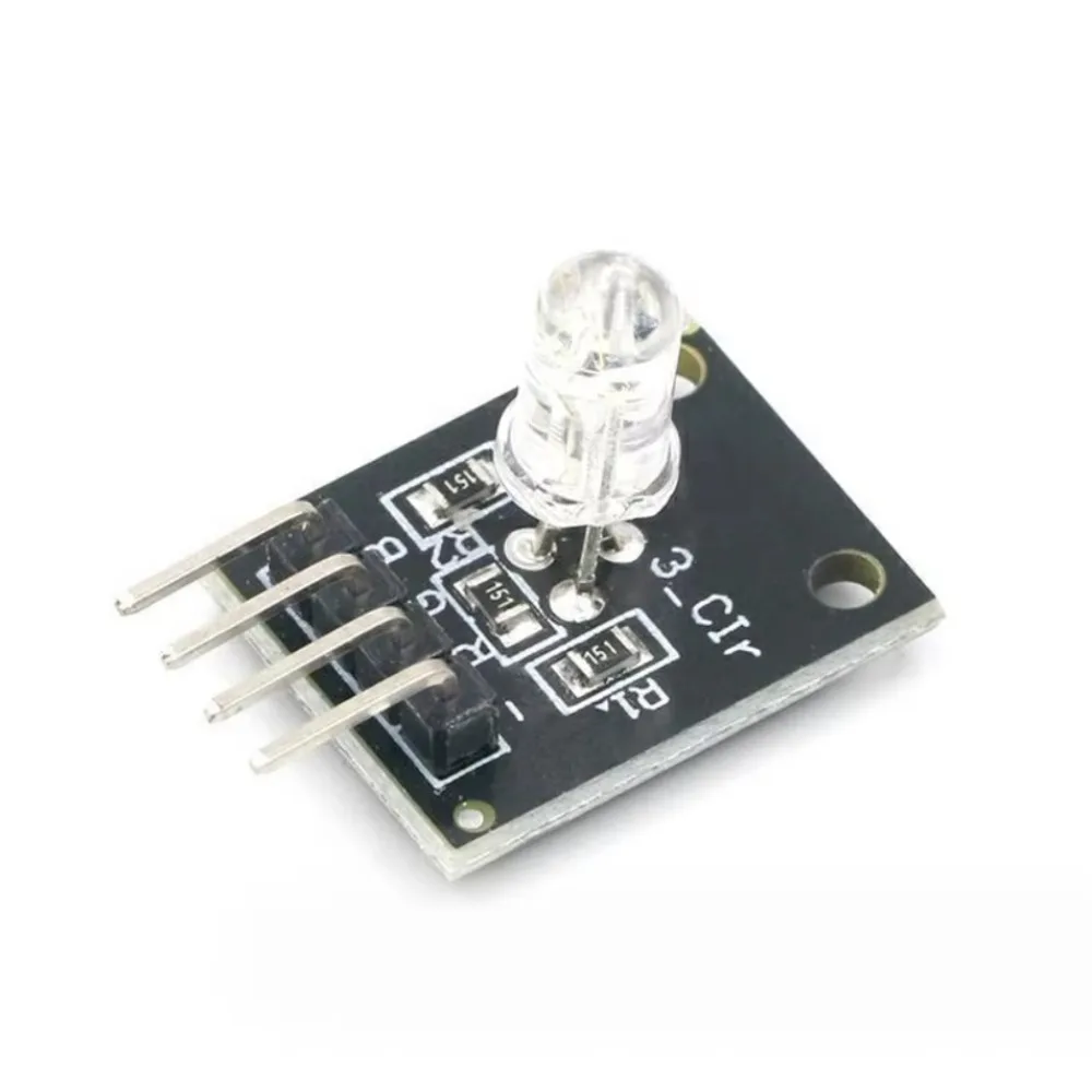 10 ピース/ロット KY-016 3 色 LED モジュールは、三色ライトの RGB モジュールプラグイン DIP に適しています