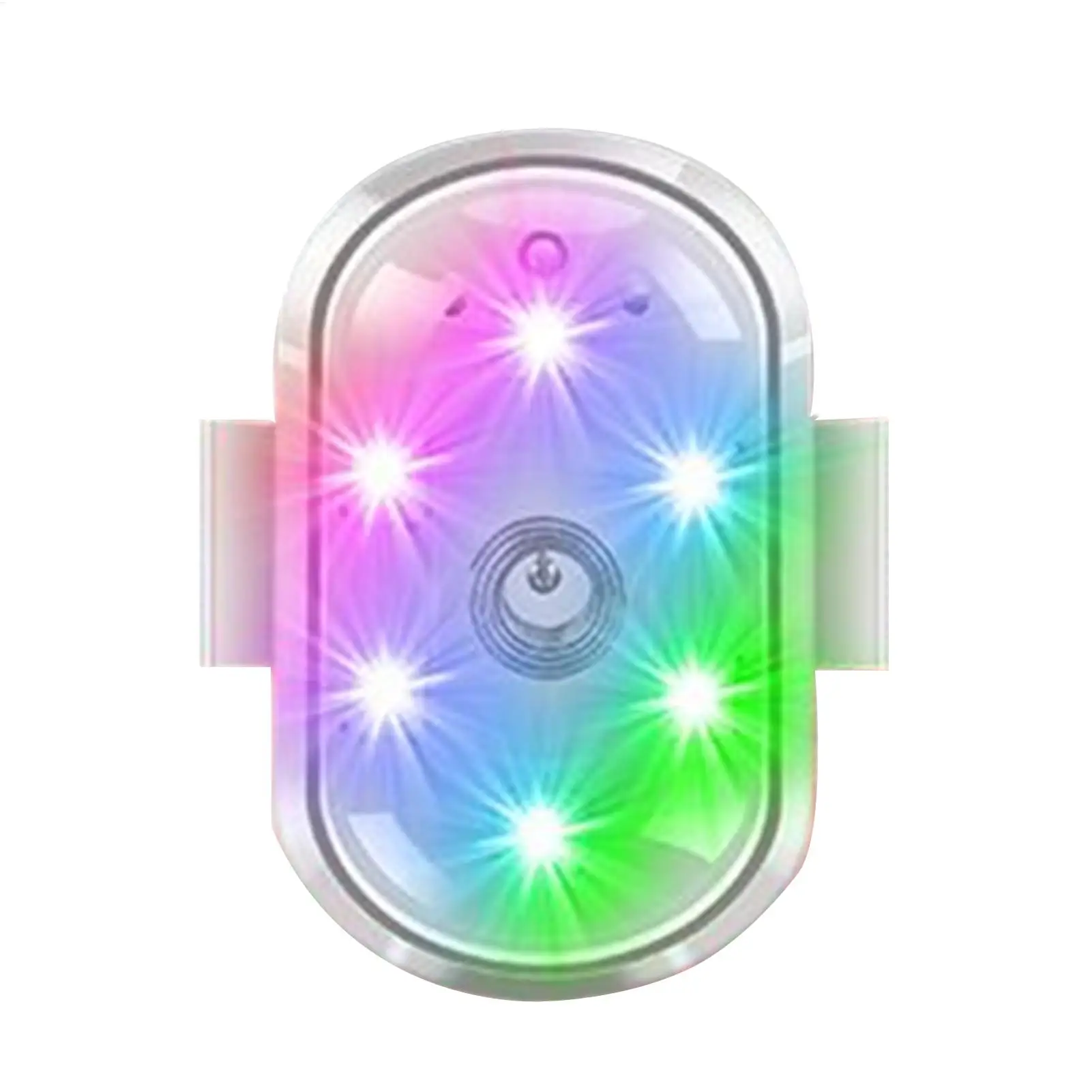Strobe Lights For Car 8 Colors LED Lighting With 10 Flash Modes Rechargeable RGB Rock Interior Lights For Drone Bike RC Boat