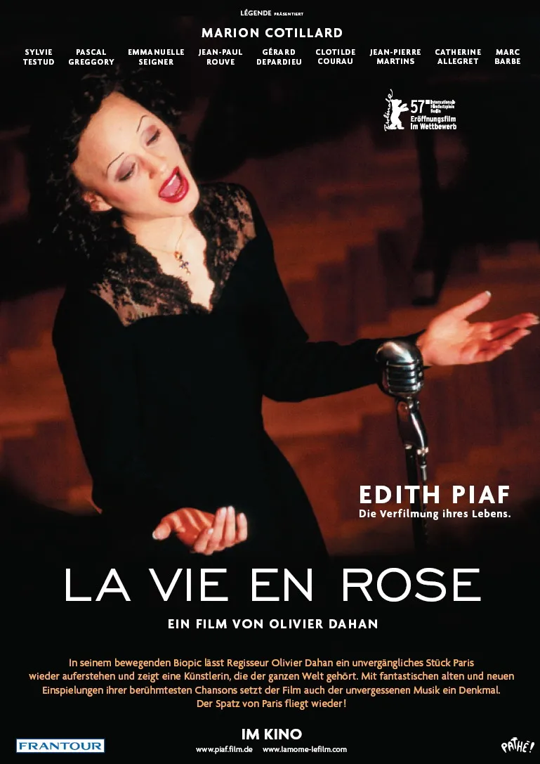 Movie La vie en rose / Edith Piaf  La Môme (2007) POSTER Wall Art Home Decorative Painting