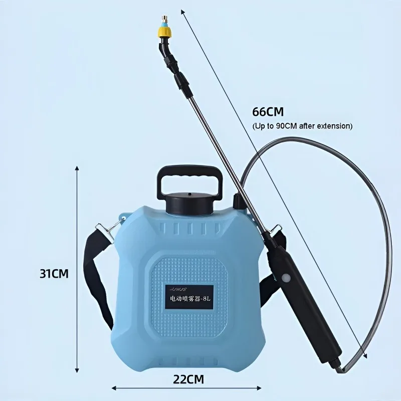 Elektryczna konewka USB z możliwością ładowania, 5L/8L, przenośny opryskiwacz do nawadniania trawników i ogrodów, narzędzie do dezynfekcji, narzędzia ogrodnicze i rolnicze.
