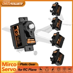 DSpower Airplane Servo Digital 2g 3.7g 4.3g 6g 9g Micro servi per RC auto aeroplani Mini aereo Drone elicottero ad ala fissa