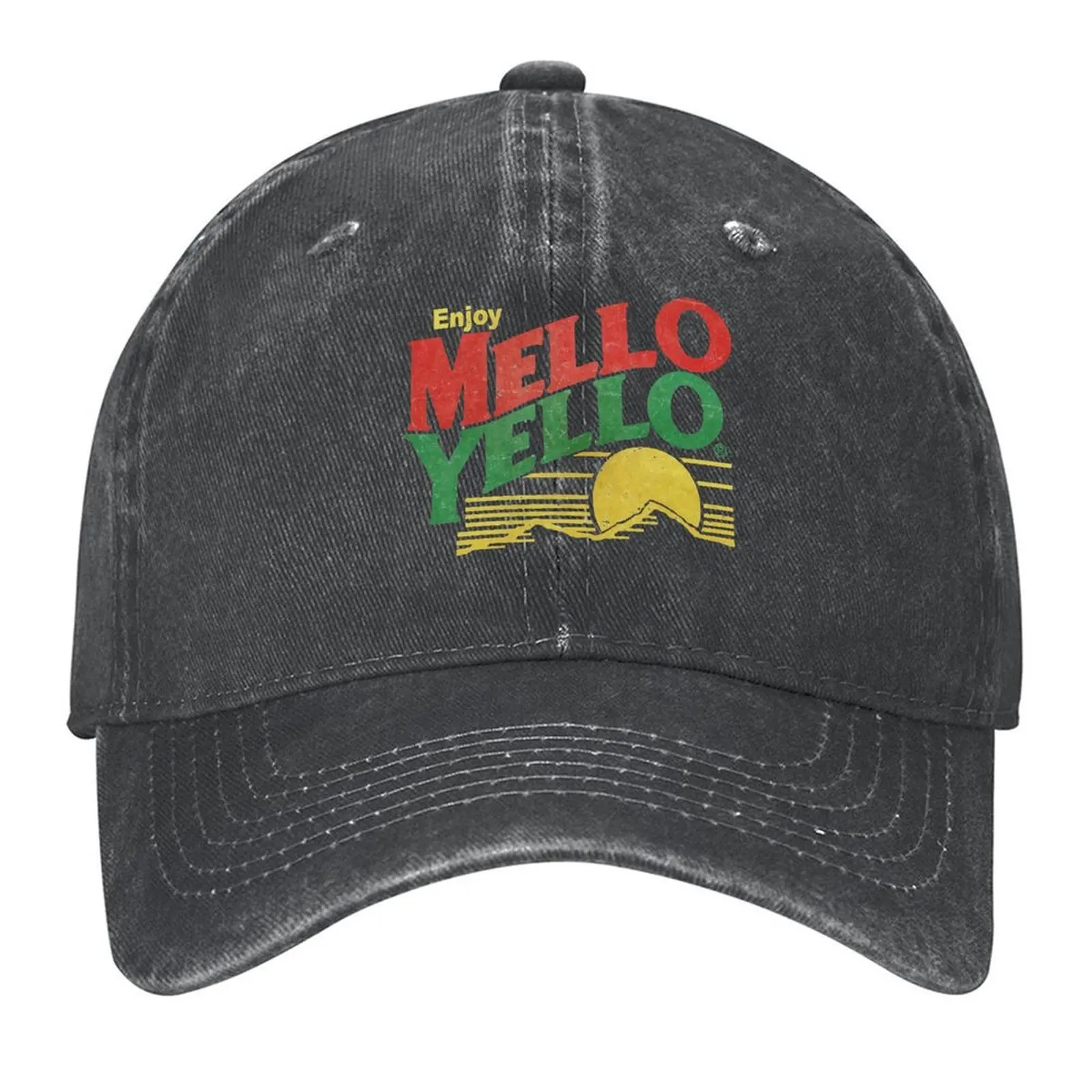 

Mello Yello Essential T-Shirt Baseball Cap hats on offer Dropshipping luxury caps funny hat Men Golf Wear Women's