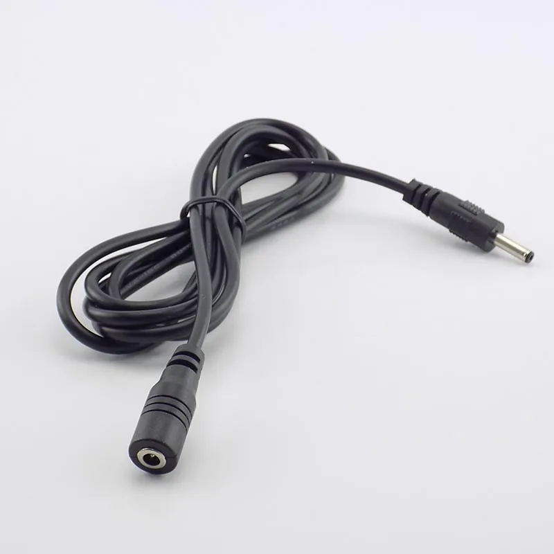 1/1.5/3/5/10M DC Power Cable Extension 5V 2A Cord Adapter 3.5mm x 1.35mm DC Male DC Female Connector for CCTV Security Camera