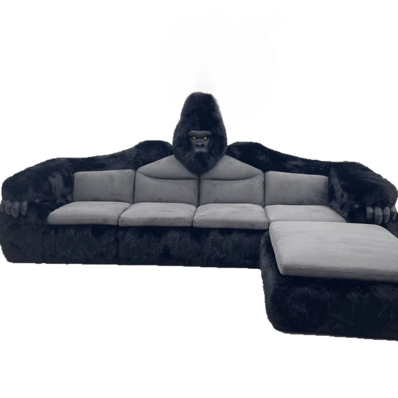 

Gorilla sofa living room furniture, bedroom bed creative size apartment leather sofa