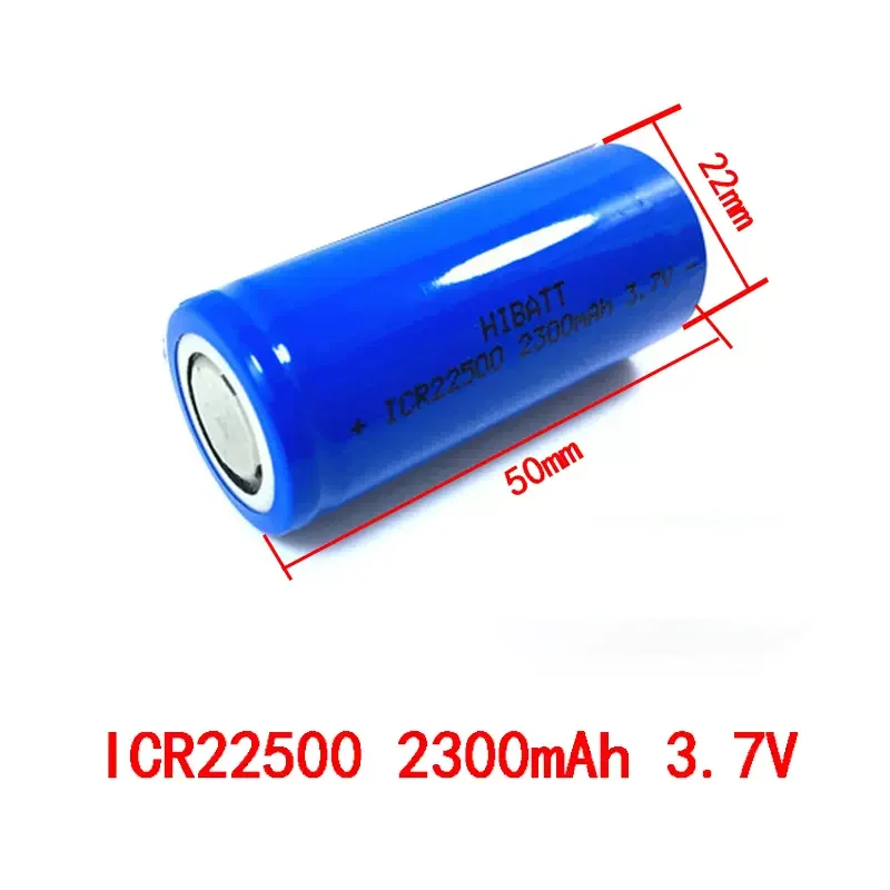 2-4 szt. 22500 3.7V akumulator icr22500 akumulator litowo-jonowy ogniw litowo-jonowych baterias 2300MAH do latarki golarka elektryczna