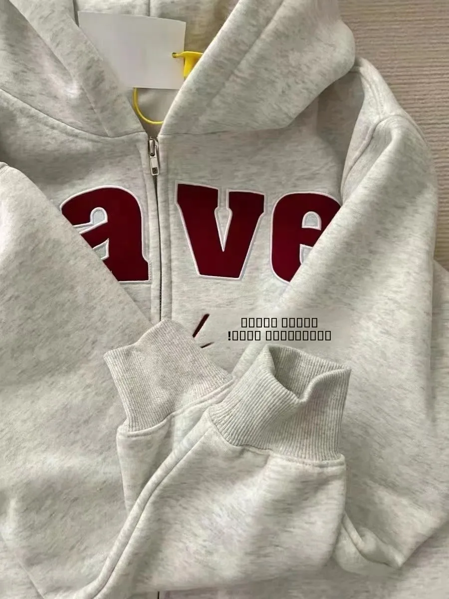 

Мужская толстовка большого размера на молнии с вышивкой, без этикетки, модная, с длинными рукавами, для весны и осени