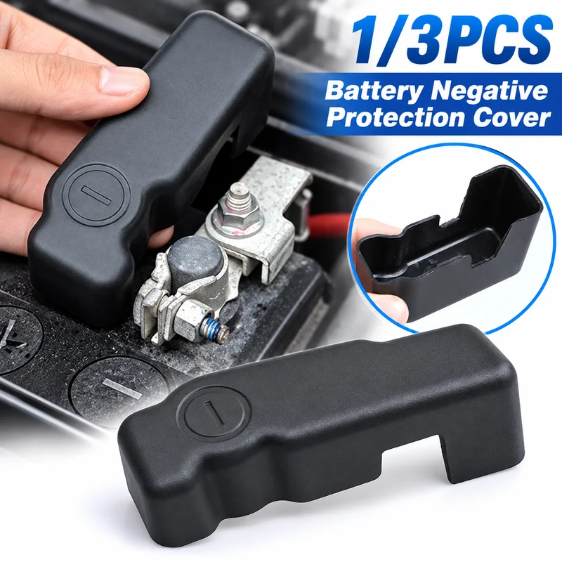 1/3PCS Ceramic Blades Electric Clippers Cashmere Goats Car Battery Anode Cover Negative Electrode Protector Land Cruiser Prado