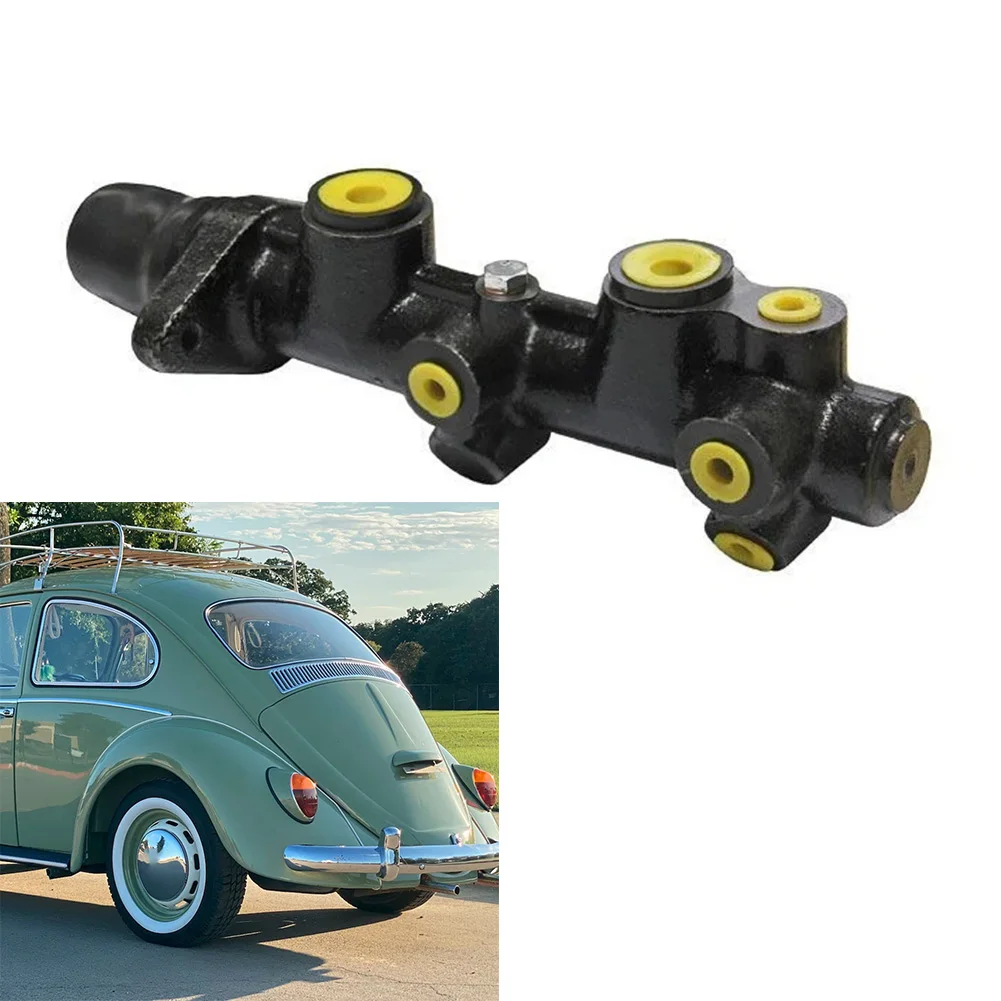 

Главный тормозной цилиндр с двойной циркуляцией, праворульный, 114611015BC, для Beetle 1966-1979, Великобритания, не 1302/1303, чугунный, прямая замена