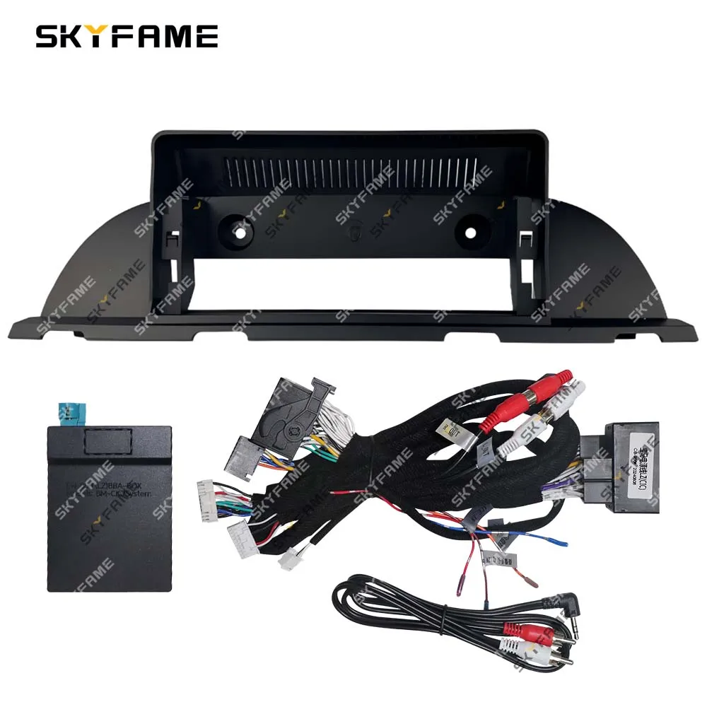 SKYFAME 12.3 Inch Car Frame Fascia Adapter Canbus Android Radio Dash Fitting Panel Kit For BMW 6 Series F06 F12 F13 M6 640I 650I