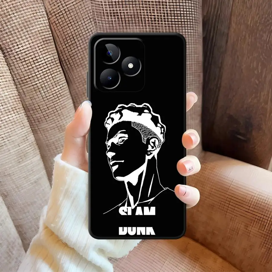 S-Slam Dunk Cool funda trasera suave para teléfono Realme P3 Ultra 11 Pro C25 C15 C12 Nazro 50 50i C30 C33 C35 C53 C55 C21 GT