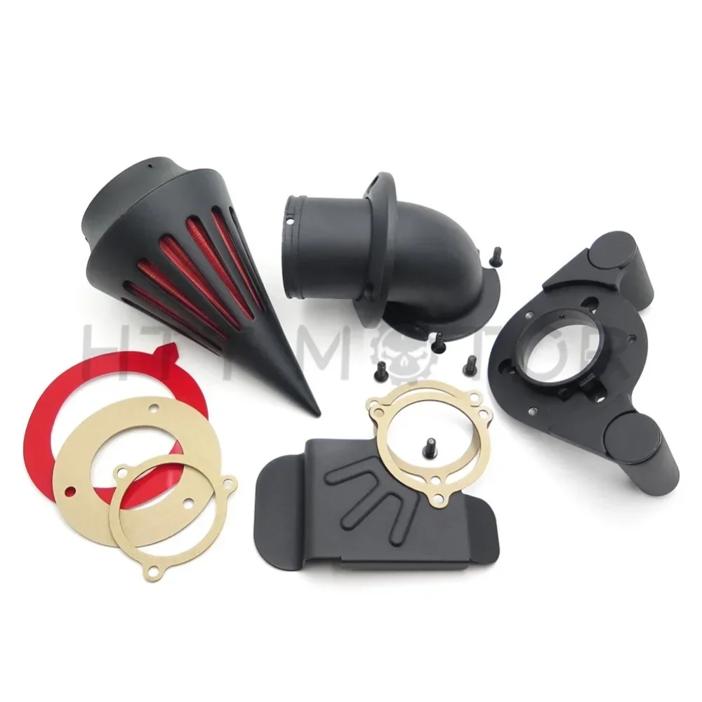 

Black Motorcycle Spike Air Cleaner Filter For 2008-2012 Harley Davidson Touring Flhtc Street Glide