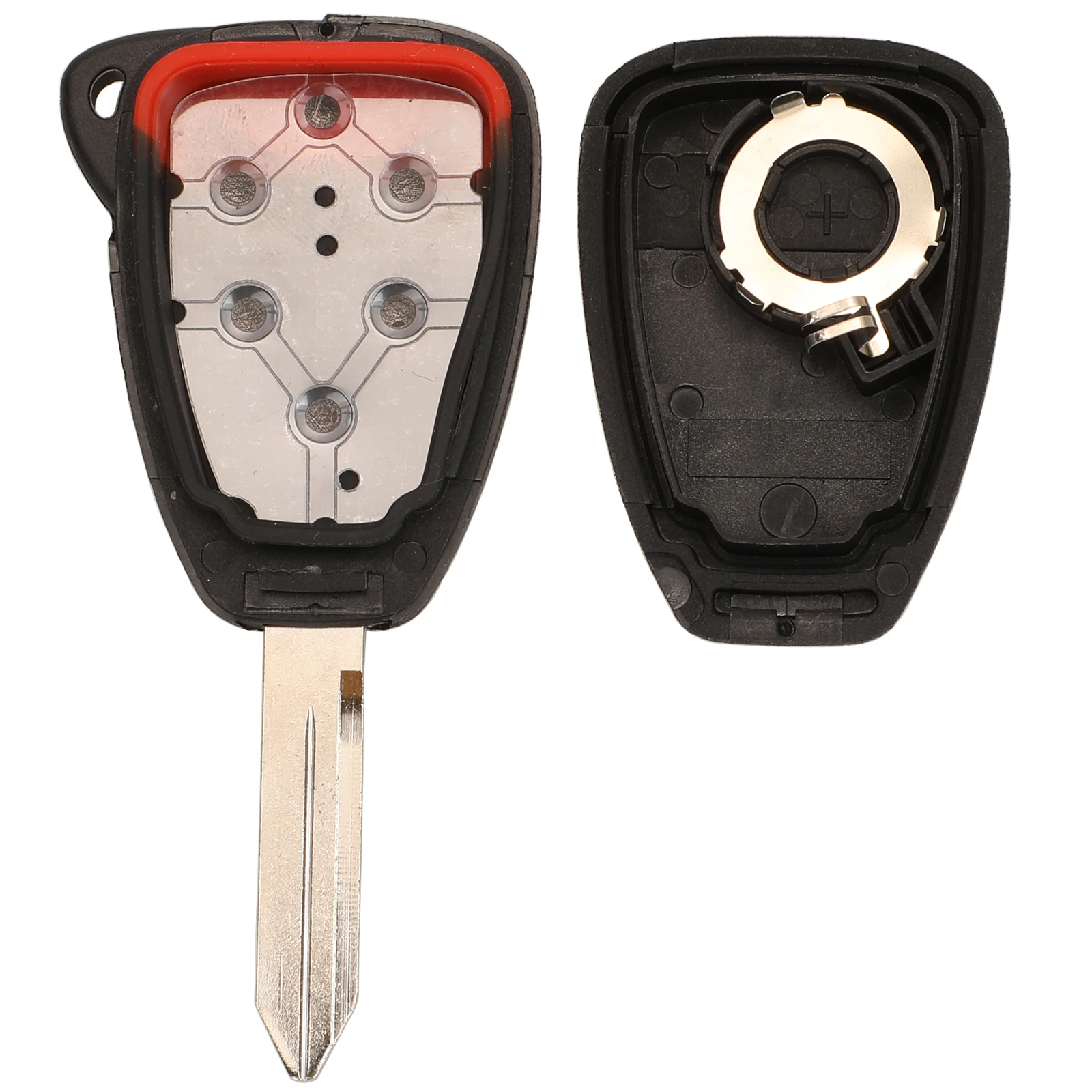 jingyuqin 3/4/5/6 Buttons For Jeep Commander Grand Cherokee Liberty Patriot Wrangler Compass Dodge Remote Car Key Shell Case