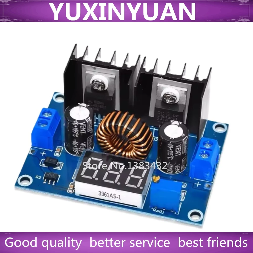 1pcs DC-DC XL4016 200W 8A Converter Adjustable DC4-38V To DC1.25-36V Power Supply Board LED Digital PWM Inverter Module