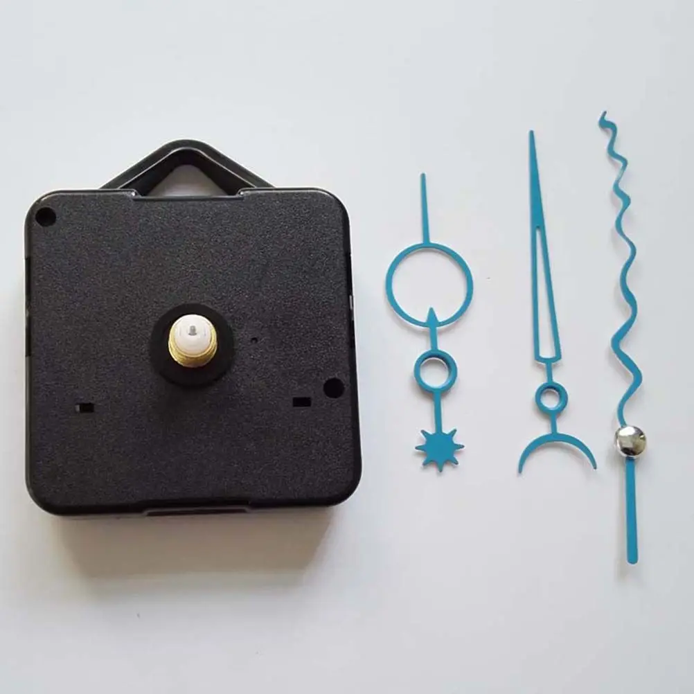 Kit de Movimiento de Reloj Silencioso para Pared o Escritorio, Mecanismo Metálico para Relojes de Punto de Cruz, Precisión en la Medición del Tiempo, Fácil Instalación, Exquisito
