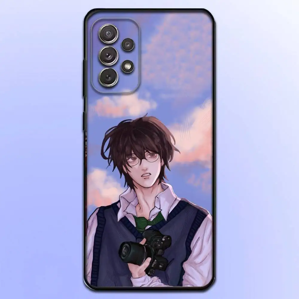 L-Lost In The C- Cloud Funda de teléfono para Samsung S25,S24,S21,S22,S23,S30,Ultra,S20,Plus,Fe,Lite,Note,10,9,5G Funda negra