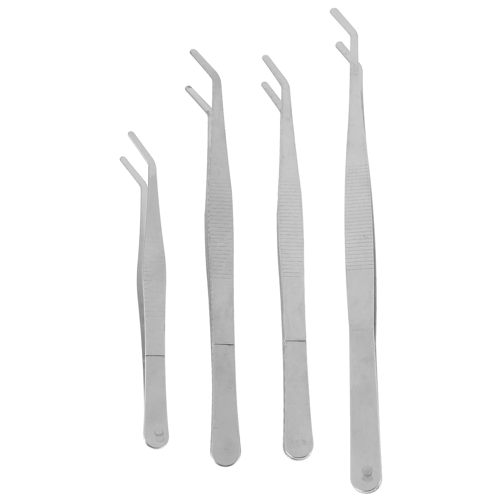 

4 Pcs Stainless Steel Tweezers Gardening Tool Small Tools Lengthen Feed Hand Supplies Household