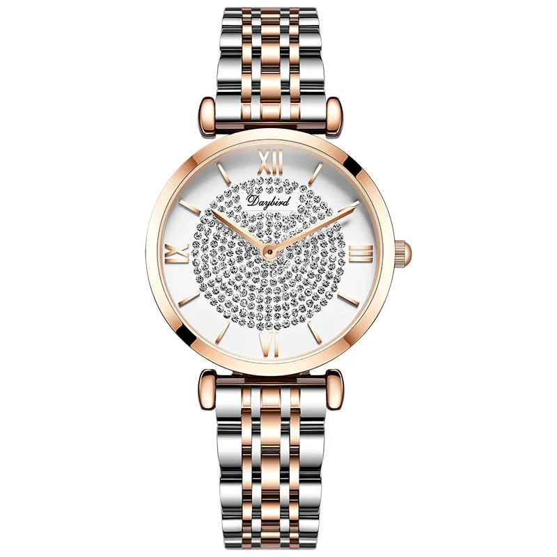 

Quartz Watch for Women Starry Sky Series with Miyota VJ20 Movement 32mm Diameter 7mm Thickness Inlaid with Czech Diamond 3ATM