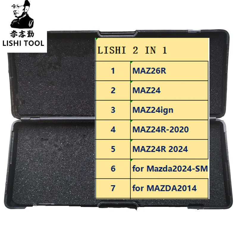 Venda QUENTE! Lishi 2 em 1 FERRAMENTA MAZ26R MAZ24 MAZ24ign MAZ24R-2020 MAZ24R-2024 para MAZDA2014 para MAZDA2024-SM para Mazda