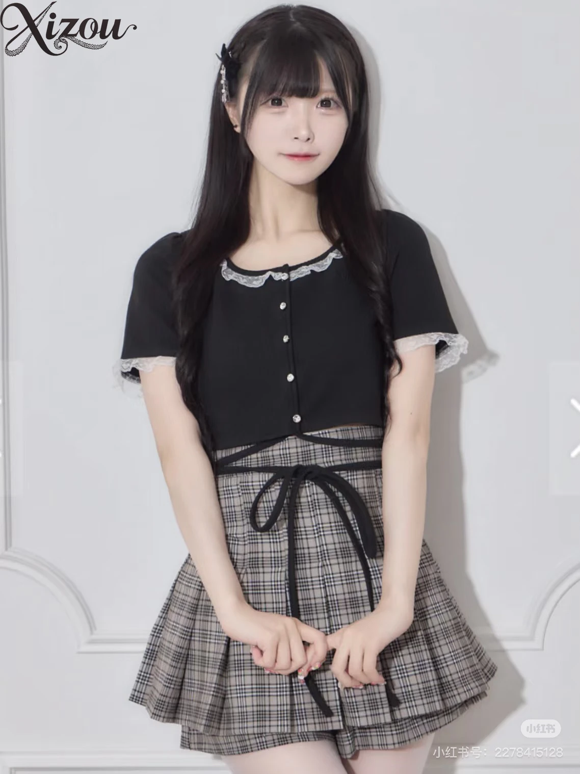 

Summer Tee Waist Ribbon Heart Lace Knit Sweater Japan Style Fashion Knitted Shirt Fashion Casual Tshirt O Neck Women's T-shirts