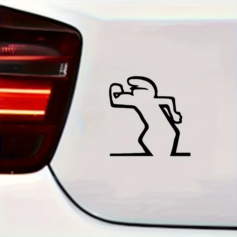 Minimalist Line Art Waterproof Vinyl Sticker Decal for Car Wall Decor Holiday Gift