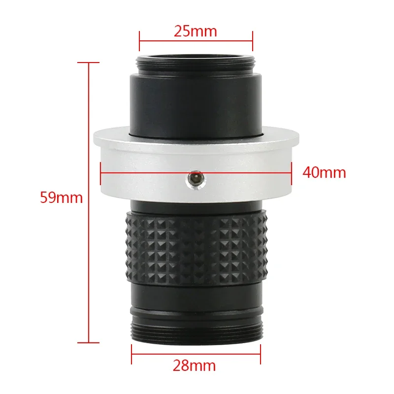 80X Zoom CS C Mount High Working Distance Large View Lens For HDMI USB VGA Industrial Soldering Digital Microscope Camera