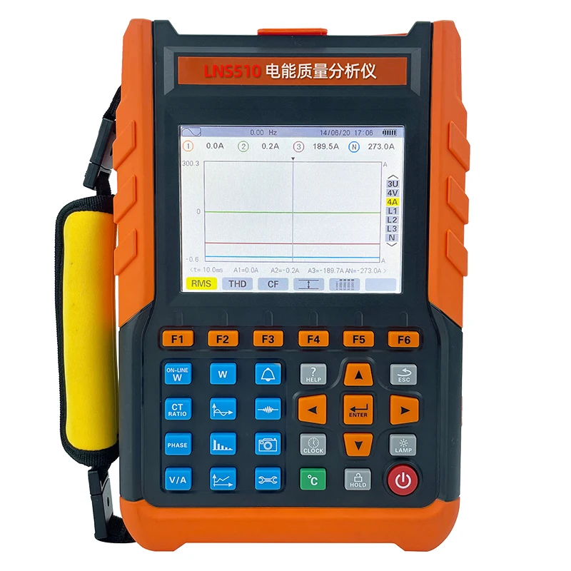 Electric Three Phase Power Quality Analyser Tablet Type Intelligent Multifunction Power Analyzer