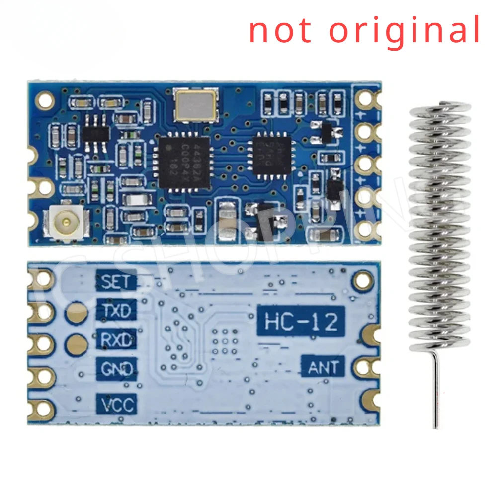 HC-12 433Mhz Wireless Serial Port Module SI4463 1000m Replace Bluetooth Wireless Transceiver Communication Transmission Module