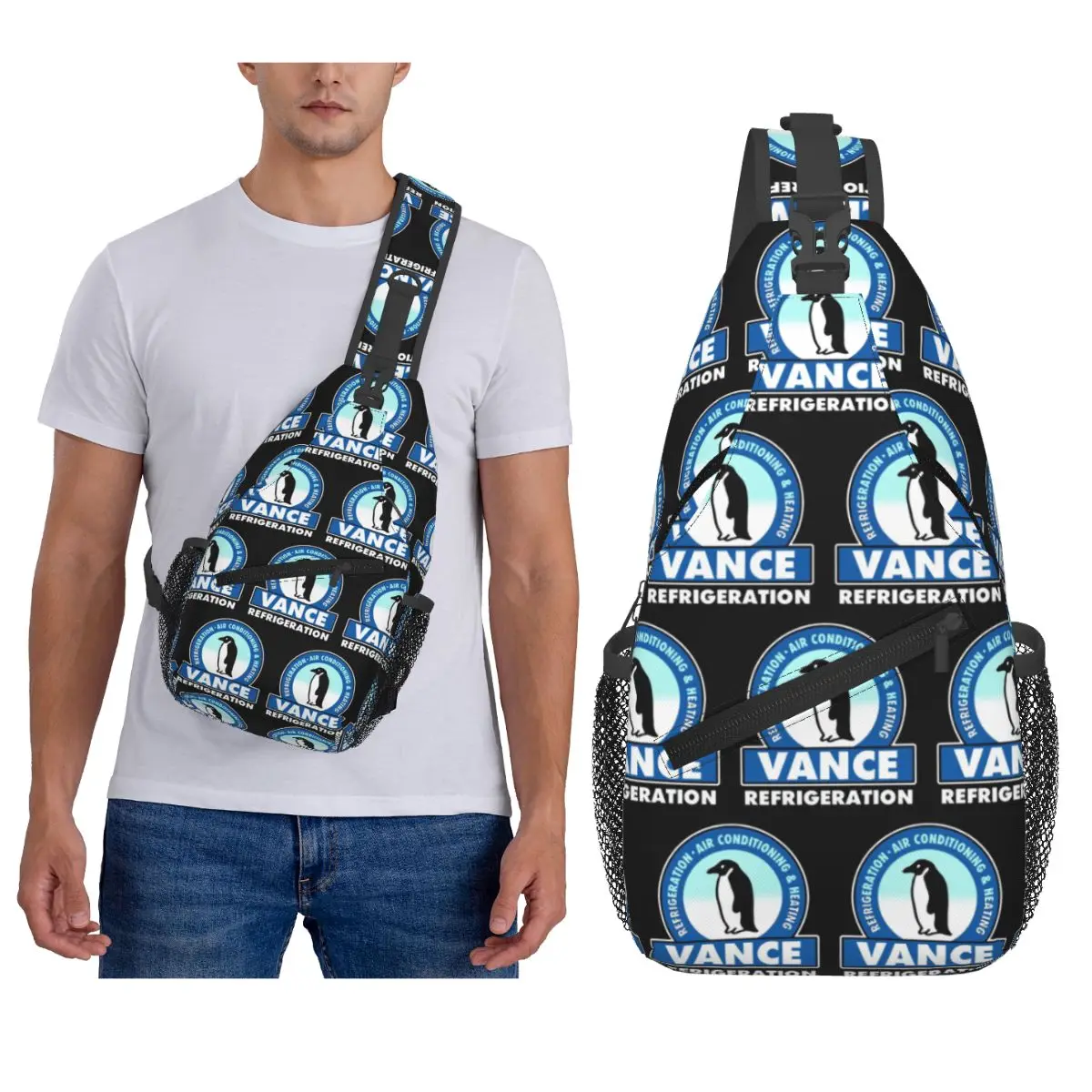 

Vance холодильная нагрудная сумка, мужской рюкзак через плечо, нагрудная сумка, дорожный походный рюкзак, сумка на плечо