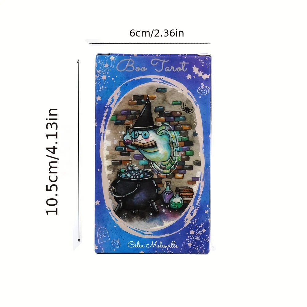 Boo Tarot Deck Ghosts Ghost Reading Card 81 kart