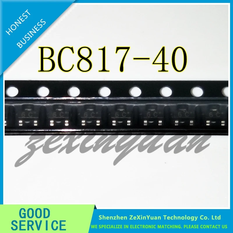 50 шт. BC817-16 BC817-25 BC817-40 BC807-16 BC807-25 BC807-40 6A 6B 6C 5A 5B 5C SMD транзистор