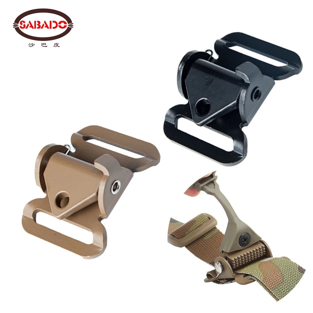 Quick Release Cam Buckle Spring Loaded Rapid Adjustable Dentation Clip Fit 25mm Webbing 2 Point Rifle Sling Hunting Accessories