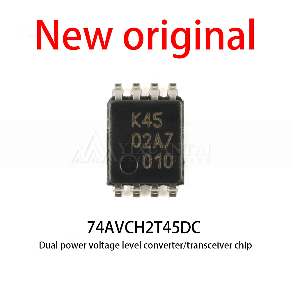 

10-50Pcs/Lot New original 74AVCH2T45DC 74AVCH2T45 K45 VSSOP-8 dual power voltage level converter/transceiver chip ﻿