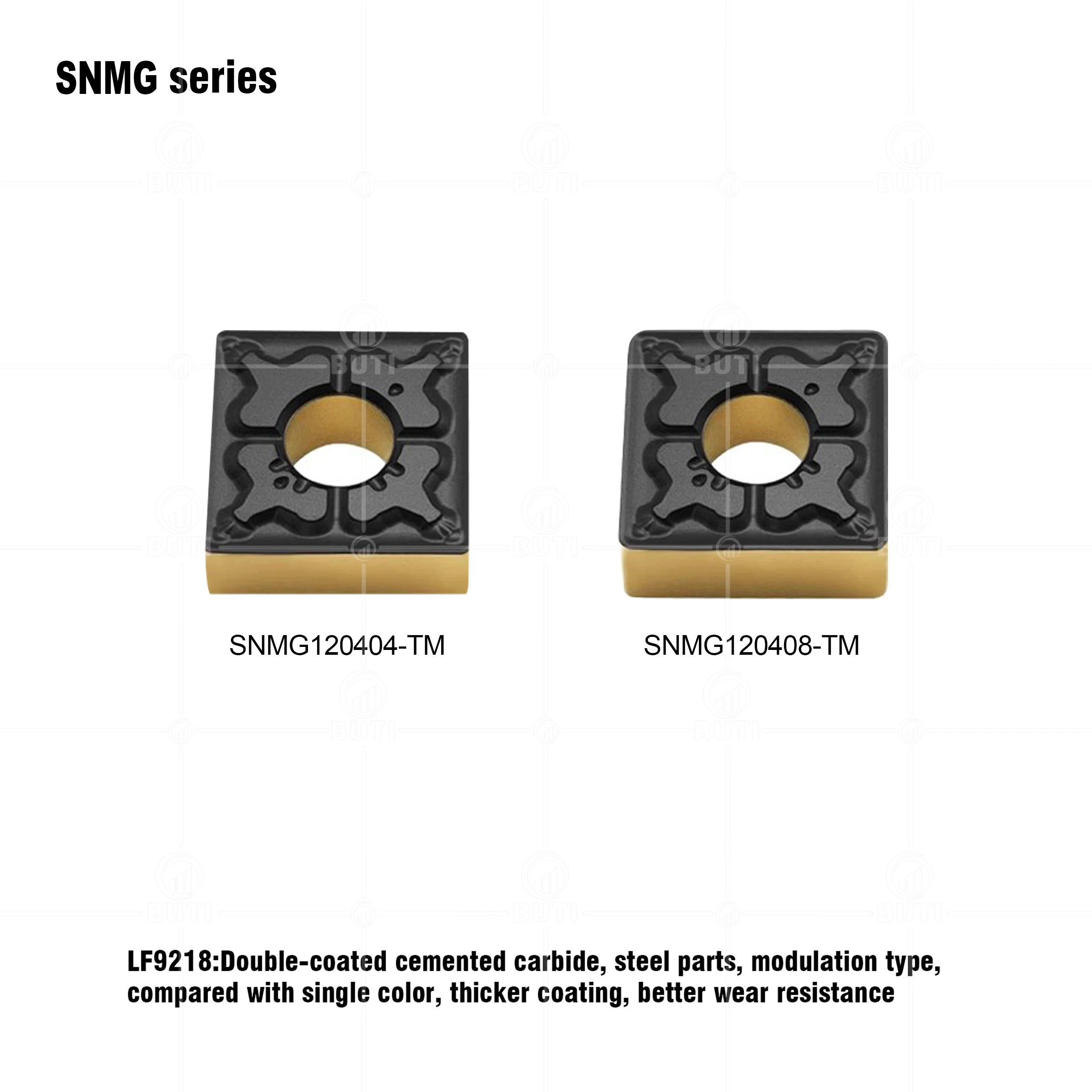 Imagem -05 - Deskar-cnc Carbide Inserções Ferramentas de Torneamento Externas Lâminas de Corte de Cor Dupla Snmg120404 Snmg120408-tm Lf9218 100 Original