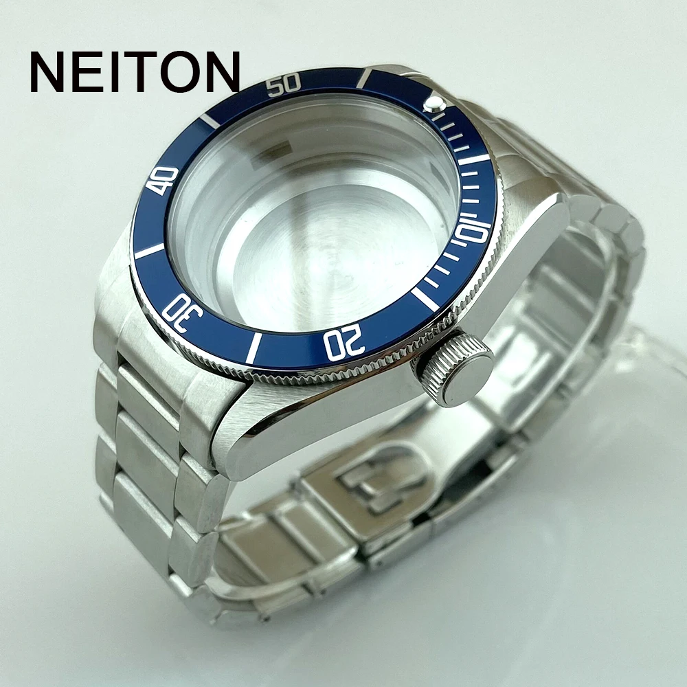 NEITON 41mm Watch Case NH35 NH36 ETA2836 Mingzhu2813 3804 Miyota8205 8215 821A