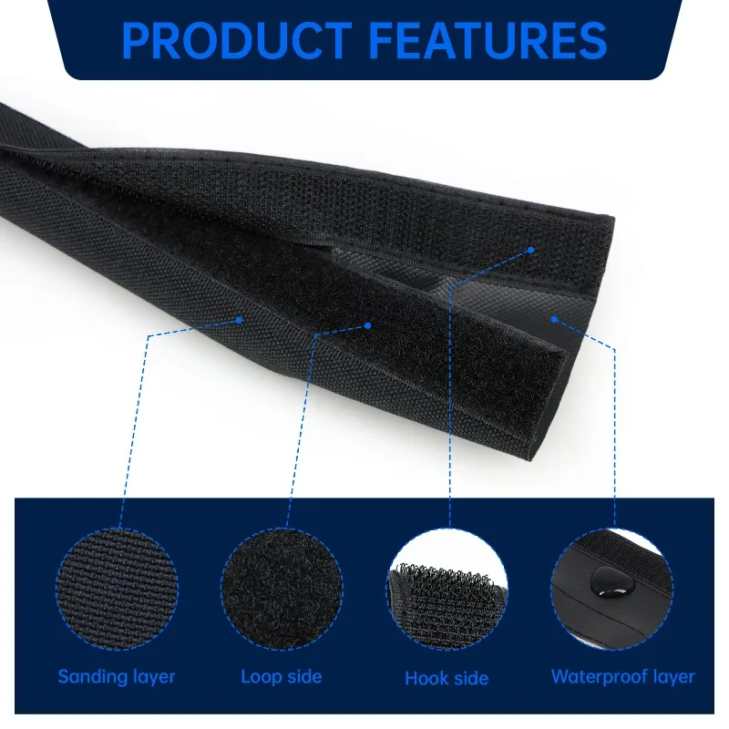 1-10m PVC Waterproof PET Self-adhesive Cable Sleeve 16mm - 100mm Reusable Harness Sheath Management Line Wrap Protect Organizer