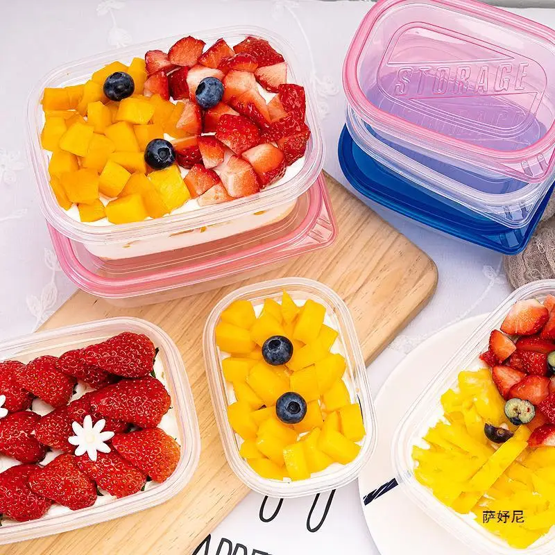 Customized. Baking Packaging Disposable Multi-Layer Cake Box Fruit to-Go Box Pancake Palte Lunch Box Soymilk Lunch Box