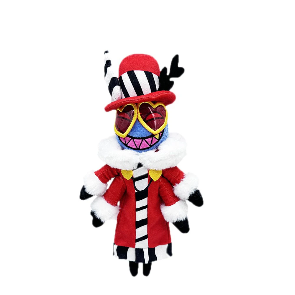 20CM Alastor Plush Plushies Cartoon Hell Inn Cosplay Role Play Figurine Props Gifts Fantasy Halloween Carnival Party Mascot