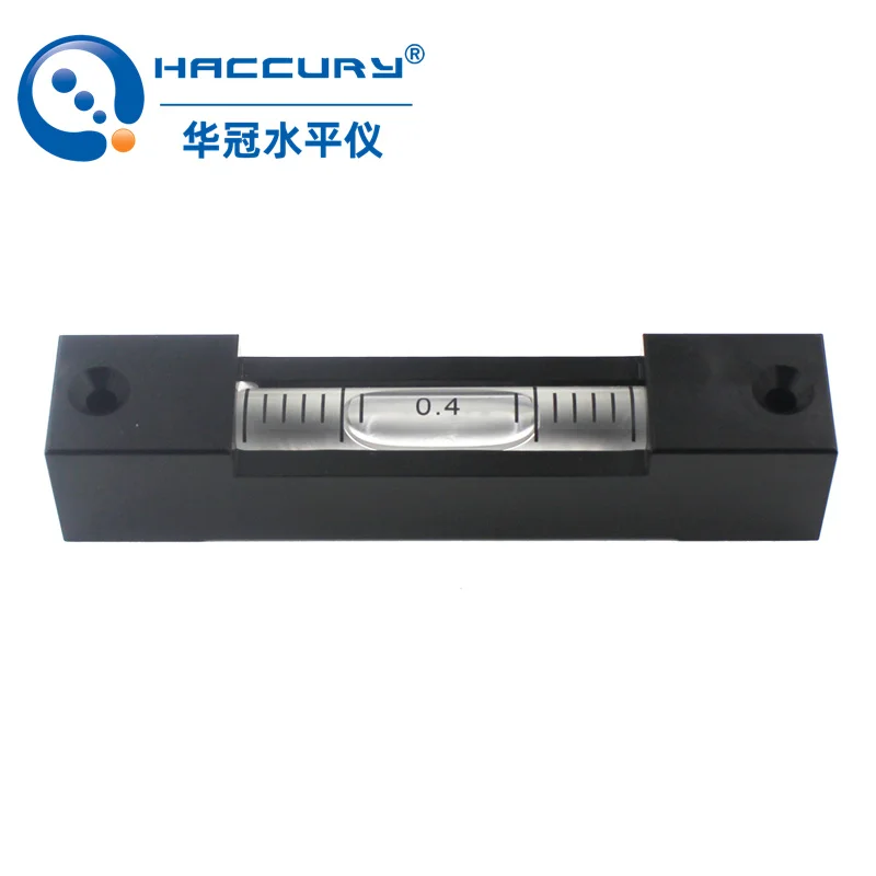 Haccury Metal Strip Spirit Level Bubble Mini Aluminum Alloy Bulb Inclinometer Ampules Length 80mm 1PCS