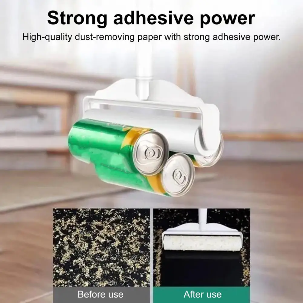 Retractable Handle Pet Hair Remover Retractable Handle Lint Roller Lightweight Adhesive Fluff Remover Sticky Hair for Clothes