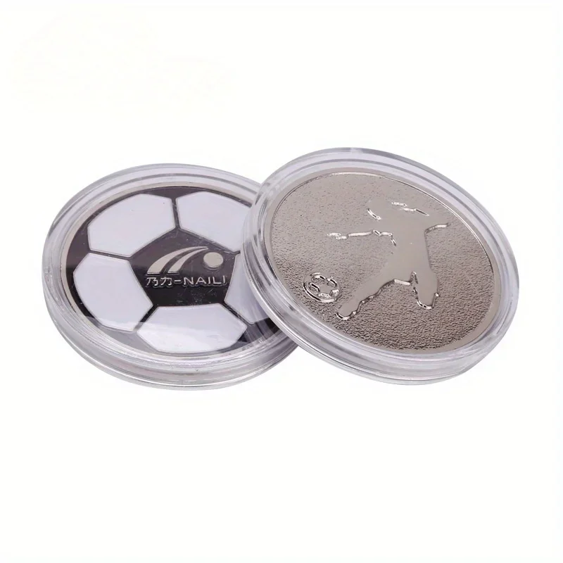 Premium Stainless Steel Soccer Toss Coin - Durable Alloy Steel, Perfect for Training & Competitions, Essential Referee Tool