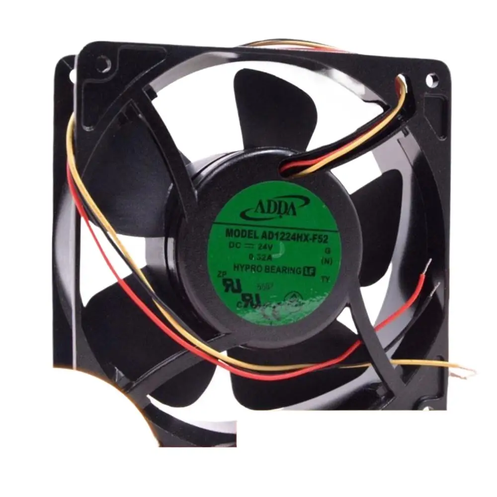 

for ADDA AD1224HX-F52 12038 12cm 120mm DC 24V 0.32A 3-Wire Aluminum Frame Cooling Fan, High Airflow Server Inverter PSU Fan