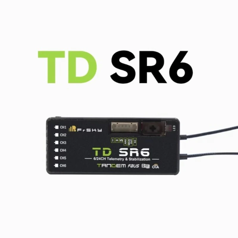 TD R6 & TD SR6 Dual Frequency 6‑Channel Receiver ，Designed for Fixed‑Wing RC Aircraft