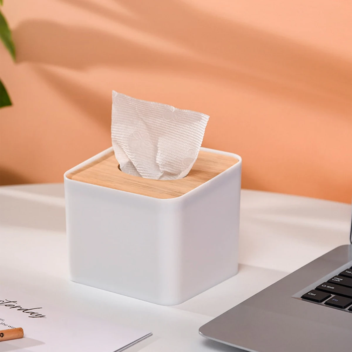صناديق مناديل مربعة أوربية ، مناسبة لصناديق المناديل في المنزل وغرف المعيشة والمكاتب وأماكن القراءة ، 1 ، 2 مغطاة